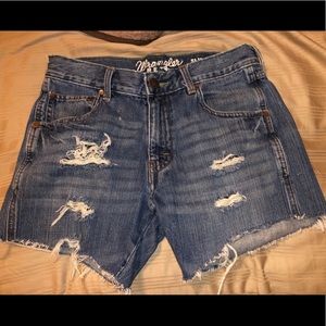 Wrangler jean shorts